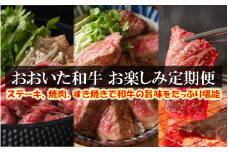 毎月お届け! おおいた和牛 お楽しみ定期便 / 計3回発送_2196R