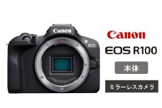 【Canon】 キヤノン ミラーレスカメラ EOS R100 ボディー キャノン 一眼 家電_0031C