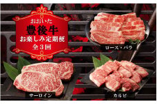 毎月お届け！豊後牛お楽しみ3ヵ月間定期便/計3回_2314R