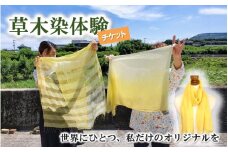 世界に1つだけのオリジナルストールがつくれる「草木染体験チケット」_2286R