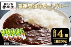開運！豊後牛ビーフカレー200g×4箱_2425R