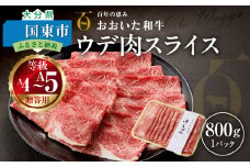 【贈答用】A4～A5等級 おおいた和牛ウデ肉スライス800g（1パック）_2420R
