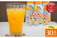 みかんジュース　190g×30本_ 飲料 ジュース ご当地ドリンク お取り寄せ 人気 美味しい ミカンジュース みかん ミカン 缶 温州みかん 【1254952】
