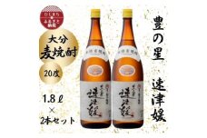 大分むぎ焼酎　二階堂速津媛20度(1800ml)2本セット【1455053】