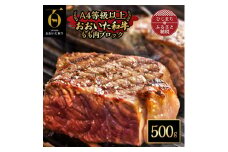 ＜のし付き＞＜お中元＞おおいた和牛もも肉ブロック(500g)【1409805】