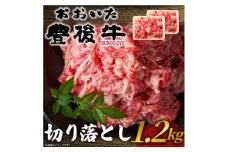 おおいた豊後牛切り落とし 1.2kg(600g×2P)(日出町)【1571550】
