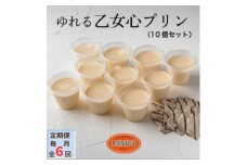 ＜毎月定期便＞ゆれる乙女心プリン　10個セット全6回【4064267】