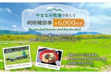 やまなみ牧場 で使える 利用 補助券 ( 6000円分 ) 九重 牧場 ギフト券 利用券 動物 チケット