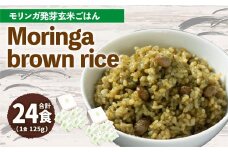 MorinGa brown rice(モリンガ発芽玄米ご飯) 125g×24食 合計3kg 発芽 玄米 機能性表示食品 GABA