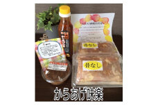 大分からあげ味楽の詰め合わせセット 大分 からあげ 味楽 詰め合わせ セット 特製だれ 鶏モモ肉 400g 2袋 本場 からあげの素 肉味噌 オリジナル おうち時間 クセになる 自宅 料理 簡単 調理 便利 ご飯のお供 おかず 鶏料理　時短