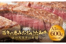 「百年の恵み おおいた和牛 」A5 ロースステーキ用 300g×２枚 黒毛和牛 黒毛 和牛 牛肉 ロース ステーキ おおいた和牛 A5ランク 霜降り 大分