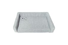 NOMIN ペットベッド 大日方久美子コラボ グレー/ ペット用品 犬 猫 体圧分散 丸洗い可能 シニア 防臭 おしゃれ 通気性 ペット 日用品 ブレインスリープ