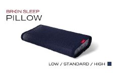 ブレインスリープ ピロー LOW ( 9グラデーション )＋ カバー ( アクティブエア ) ネイビー / 枕 まくら 寝具 安眠 快眠 洗える 通気性 サステナブル