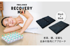 RECOVERY MAT［Black×Black］ リカバリーマット 洗える 持ち運べる A4サイズ