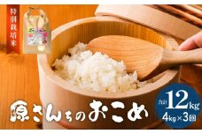 《先行予約》令和7年度産 原さんちのお米 ４kg ひとめぼれ 3回定期便 特別栽培米 原農園 有機栽培 化学肥料不使用 アートテン農法 抗酸化農法 完熟堆肥 有効微生物農法 産直 お米 栄養価 体に良い おいしい 安心 田植え 収穫