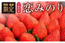 ◆宮崎県産いちご「恋みのり」（計8パック）