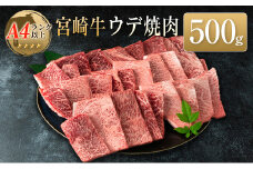 ◆宮崎牛ウデ焼肉(500g1パック)