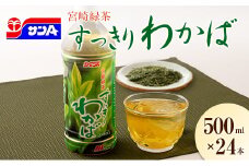 宮崎緑茶 すっきりわかば 500ml×24本 ペットボトル サンA