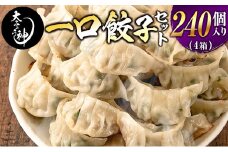 ◇「一口餃子の大明神」一口餃子セット 4箱（240個入り）