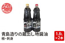 青島造りの蔵出し地醤油　(極・刺身)1.8L×2本セット_M033-001_01