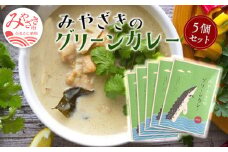 みやざきのグリーンカレー(150g×5個セット)_M017-039
