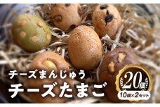 チーズまんじゅう「チーズたまご」(焼き菓子10個×2セット)_M130-001_01