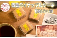 青島パイナップルケーキ 6個入り×2箱_M213-002