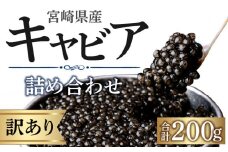【訳あり】宮崎県産キャビア 詰め合わせ 合計200g_M017-051
