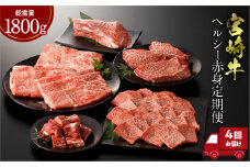 宮崎牛 ヘルシー赤身定期便 全4回 ヘルシー 赤身 定期便 牛肉定期便 牛肉 肉 お肉 赤身肉 赤身 ブロック サイコロステーキ スライス ステーキ 赤身ステーキ 焼肉 焼き肉 BBQ すきしゃぶ すき焼き すきやき しゃぶしゃぶ ローストビーフ 国産 宮崎県産 ブランド牛 牛肉の定期便 パック 小分け 冷凍 贈り物 贈答 ギフト 人気 宮崎市 _M243-027