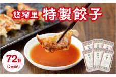 悠瑠里特製餃子72個【宮崎市は餃子購入頻度ランキング ２年連続第１位_M293-001
