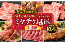 宮崎牛・宮崎県産豚・ハンバーグが毎月届く！ミヤチク堪能定期便(総重量10.4kg) 定期便 宮崎牛 もも肉 モモ肉 モモ 焼き肉 焼肉 BBQ バーベキュー バラ ロース 豚ロース 豚肉 豚 ハンバーグ 肩ロース 豚バラ しゃぶしゃぶ すきやき すき焼き チーズハンバーグ 黒毛和牛 牛肉 肉 にく おにく 詰め合わせ セット 焼きしゃぶ 食べ比べ グルメ 宮崎県 宮崎市 _M132-T001