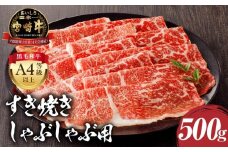 【2025年9月発送】宮崎牛モモ すき焼き・しゃぶしゃぶ用 500g_M243-005-sep