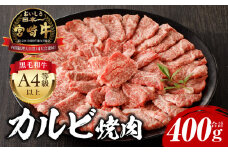 【2025年11月発送】宮崎牛 カルビ焼肉400g_M243-035-nov