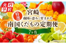 《2026年発送先行予約》特選南国くだもの7ヶ月定期便_M348-T006