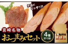 宮崎名物おつまみ4種セット 計12袋_M009-012