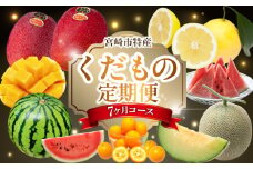 《2025年発送先行予約》【期間・数量限定】【定期便】宮崎市特産くだもの7ヶ月コース_M354-T001