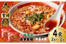 風来軒 宮崎辛麺「中野屋」（常温生麺）2食入×2袋_M285-002-01