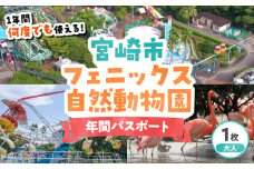 宮崎市フェニックス自然動物園年間パスポート（大人）_M353-004-02