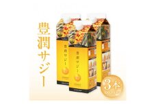 豊潤サジー 1000ml×3本セット サジージュース【紙パックタイプ】_M327-003