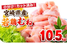 宮崎県産若鶏 むね肉 10.5kg（250g×42パック）_M146-009_04