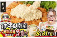 家計応援キャンペーン!一口チキン南蛮(特製タルタルソース付き)3.0kg+ジェラート_16-1508-JCP_(都城市) 宮崎県産鶏 チキン南蛮 オリジナルタルタルソース 小分け 電子レンジで温めるだけ 時短 簡単調理 ソウルフード  惣菜 お弁当 おかずご当地グルメ  冷凍  ギャル曽根さんおすすめのチキン南蛮 肉