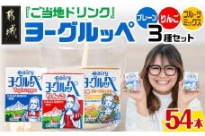 「ご当地ドリンク」ヨーグルッペ3種セット_14-2303_ (都城市) 宮崎県 ご当地飲料 ヨーグルッペ ヨーグルッペりんご ヨーグルッペフルーツミックス 200m 18本 合計54本 乳酸菌飲料 デーリィ南日本酪農