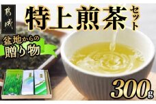 盆地からの贈り物 特上煎茶セット_AA-4801_(都城市) 茶葉 特上煎茶 上白折 煎茶 各100グラム お茶の産地 最高級品 一番茶 Green Tea 水出し ギフト 家庭用 日本茶
