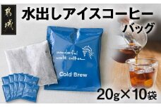 水出しアイスコーヒーバッグ10袋_13-C501_(都城市) 水出しコーヒー 暑い アイスコーヒーバッグ アイス