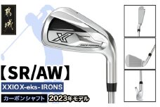 ゼクシオ エックス アイアン  カーボンシャフト【SR/AW】 ≪2023年モデル≫_DA-C707-AWSR