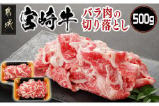宮崎牛バラ肉の切り落とし500g (250g×2パック)_17-7701_(都城市) 宮崎牛 バラ 切り落とし 500g 250g 2パック 真空 肉じゃが 牛丼