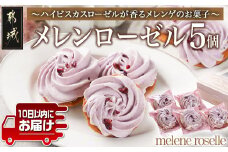 ハイビスカスローゼルが香るメレンゲのお菓子☆メレンローゼル≪みやこんじょ特急便≫_LF-C204-Q_(都城市) サクサク メレンゲ ハイビスカスの上品な香り サブレ 食感 ティータイム 5個 