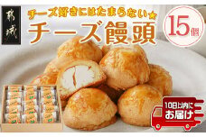 チーズ好きにはたまらない☆チーズ饅頭15個≪みやこんじょ特急便≫_AA-C218-Q_(都城市) チーズ饅頭 15個 ティータイム しっとり　