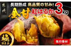 【先行受付】都城産 長期熟成紅はるか 3kg≪2025年10月下旬頃より順次お届け≫_LE-I201-10_(都城市) 都城産さつまいも 熟成紅はるか 3kg 長期熟成 スイーツ