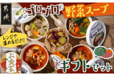 【お歳暮】レンジで温めるだけ!ゴロゴロ野菜スープギフトセット≪11月17日～12月21日お届け≫_MJ-F705-WG_(都城市) スープカレー ゆず塩鶏団子スープ ミネストローネ ユッケジャンスープ  アイスなひとくち焼き芋 かかし亭